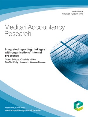 cover image of Meditari Accountancy Research, Volume 25, Number 4